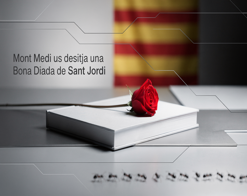 Mont Medi us desitja una Bona Diada de Sant Jordi