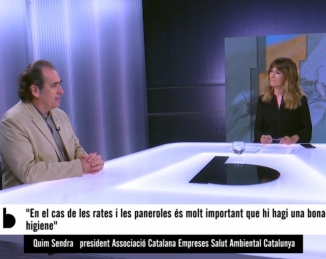 Quim Sendra, presidente de la Associació Catalana d’Empreses de Salut Ambiental de Catalunya.