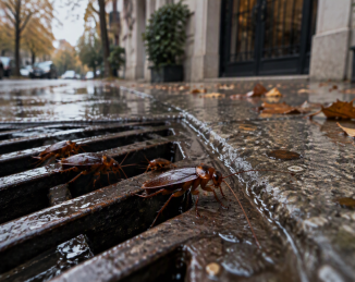 Las alcantarillas se desbordan y las cucarachas suben: lo que las lluvias de octubre esconden bajo tus pies