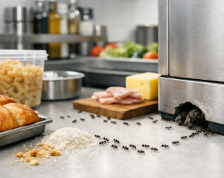 Hormigas en entornos alimentarios y residenciales: el riesgo invisible que pone en peligro tu higiene y reputación